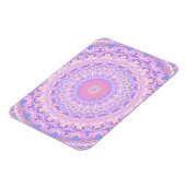 Trippy kleurrijke ingewikkelde boho hippie mandala magneet (Linkerzijde)
