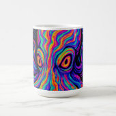 Trippy Kleurrijke Octopus Koffiemok (Center)