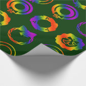 Trippy Kransen Cadeaupapier (Hoek)