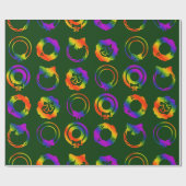 Trippy Kransen Cadeaupapier (Vlak)