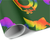 Trippy Kransen Cadeaupapier (Rol Hoek)