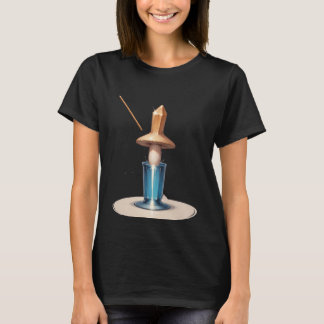 Trippy kristal Magic Mushrooms wand T-shirt