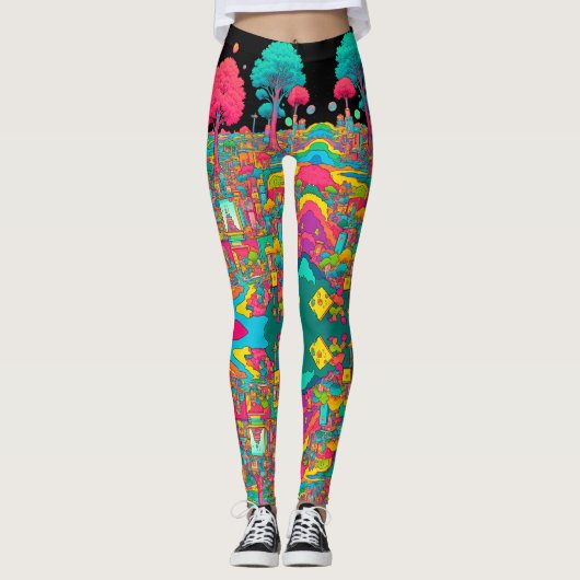 Trippy Leggings (Voorkant)