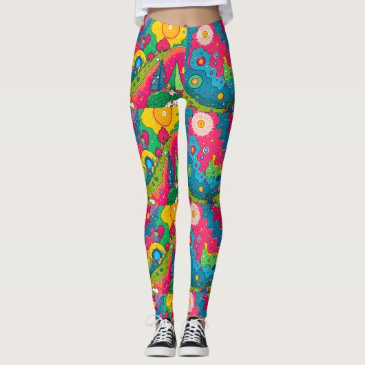 trippy leggings (Voorkant)