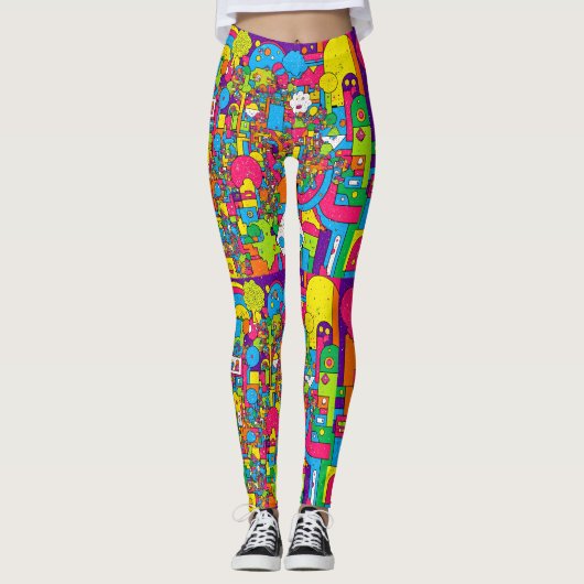 trippy leggings (Voorkant)