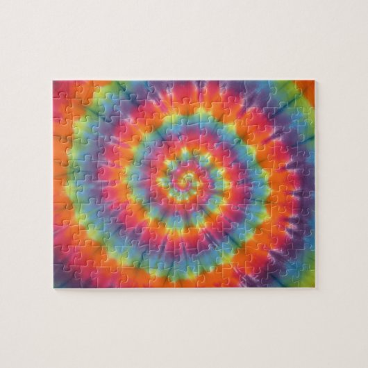 Trippy Little Swirl Tie Dye PhatDyes Legpuzzel (Horizontaal)
