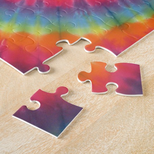 Trippy Little Swirl Tie Dye PhatDyes Legpuzzel (Zijkant)