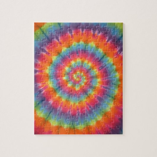 Trippy Little Swirl Tie Dye PhatDyes Legpuzzel (Verticaal)