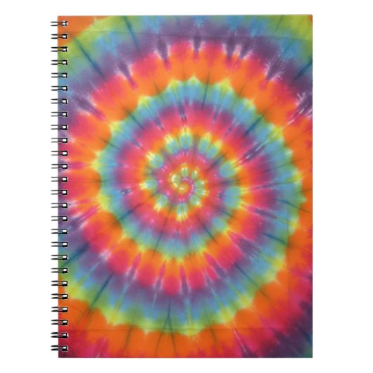 Trippy Little Swirl Tie Dye PhatDyes Notitieboek (Voorkant)