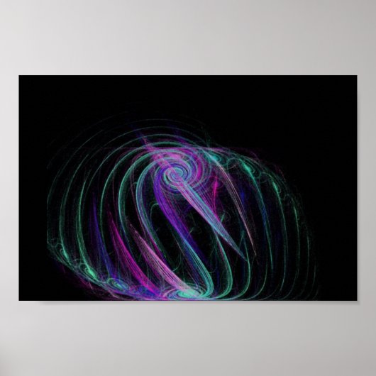 Trippy love fractal poster (Voorkant)