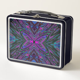 Trippy Magenta, Blauwe en Groene Abstracte Vlinder