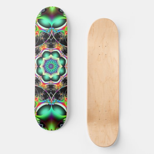 Trippy Mandala Persoonlijk Skateboard (Voorkant)