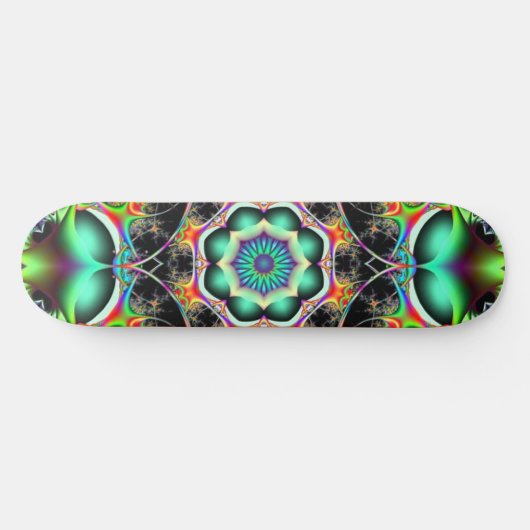 Trippy Mandala Persoonlijk Skateboard (Horizontaal)