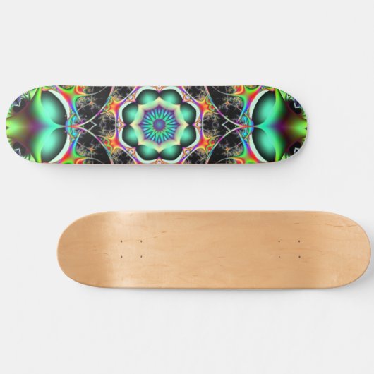 Trippy Mandala Persoonlijk Skateboard (Horizontaal)
