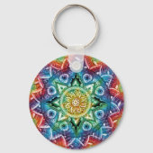 Trippy Mandala Sleutelhanger (Voorkant)
