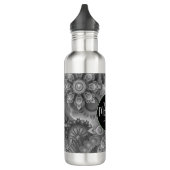 Trippy Mandalas Monogram Waterfles (Links)