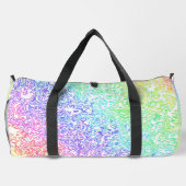 Trippy Maximalist Groovy Boho Bold Rainbow Marble Plunjezak (Achterkant)