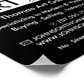 Trippy Maze Pattern, Art Dealer, Gallery Poster (Hoek)