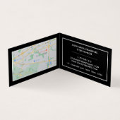 Trippy Maze Pattern, Art Supplies, Gedetailleerd Visitekaartje (Binnen)