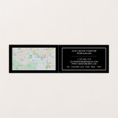 Trippy Maze Pattern, Art Supplies, Gedetailleerd Visitekaartje (Binnenkant ongevouwen)