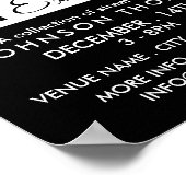 Trippy Maze Pattern, artistieke tentoonstelling Ad Poster (Hoek)