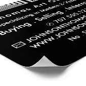 Trippy Maze Squares, Art Dealer, Gallery Poster (Hoek)