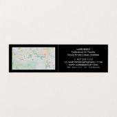 Trippy Maze Squares, Art Teacher, detail Visitekaartje (Binnenkant ongevouwen)