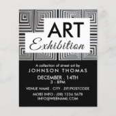 Trippy Maze Squares , artistieke tentoonstelling A Flyer (Voorkant)