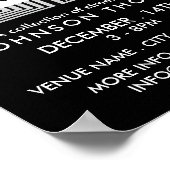 Trippy Maze Squares , artistieke tentoonstelling A Poster (Hoek)