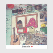 Trippy Mind Control Diaspora Sticker (Vel)