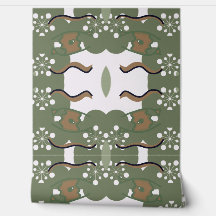 Trippy minimalistische ogen en bladeren