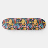 Trippy Mushroom Art Schilderij Skateboard (Horizontaal)