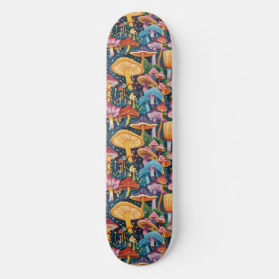 Trippy Mushroom Art Schilderij Skateboard