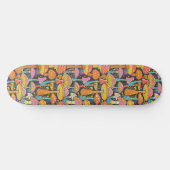 Trippy Mushroom Art Schilderij Skateboard (Horizontaal)