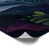 Trippy onderwatervis poster (Hoek)