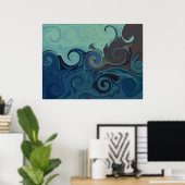 Trippy op Canvas Poster (Thuiskantoor)