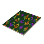 Trippy Ornaments Tegeltje (Zijkant)