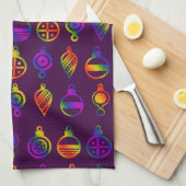 Trippy Ornaments Theedoek (Quarter Fold)