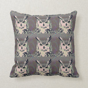 Trippy Owl Kussen