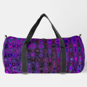 Trippy Paarse en zwarte Retro Atomic Waves Plunjezak (Achterkant)