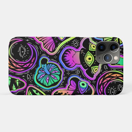 Trippy paddenstoelen Case-Mate iPhone case (Achterkant (horizontaal))