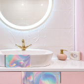 Trippy Pastel Wow Rainbow Bubbles Swirls Bad Handdoek