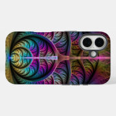 Trippy Patronen Kleurrijke Abstracte Fractale Kuns Case-Mate iPhone Case (Achterkant (horizontaal))