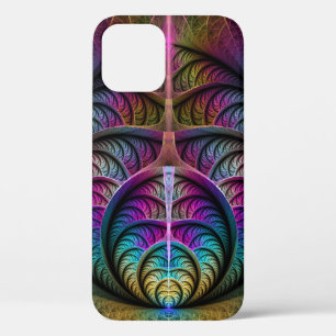 Trippy Patronen Kleurrijke Abstracte Fractale Kuns Case-Mate iPhone Case