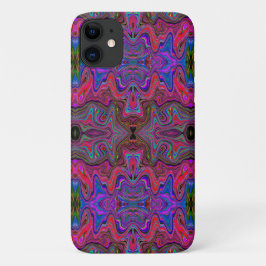 Trippy-patroon voor Wavy Blue en Rainbow Red Case-Mate iPhone Case