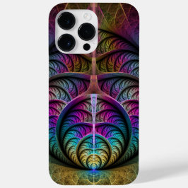 Trippy Patterned Kleurrijke Abstracte Fractal Art Case-Mate iPhone 14 Pro Max Hoesje