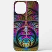 Trippy Patterned Kleurrijke Abstracte Fractal Art Case-Mate iPhone Case (Achterkant)
