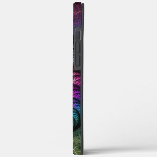 Trippy Patterned Kleurrijke Abstracte Fractal Art Case-Mate iPhone Case (Achterkant / Links)