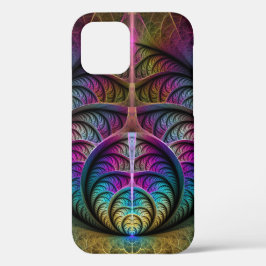 Trippy Patterned Kleurrijke Abstracte Fractal Art Case-Mate iPhone Case