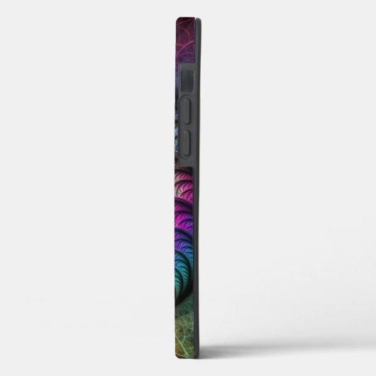 Trippy Patterned Kleurrijke Abstracte Fractal Art Case-Mate iPhone Case (Achterkant / Links)